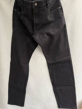 Cavalli Class Men's Slim Straight Jeans - Black Denim